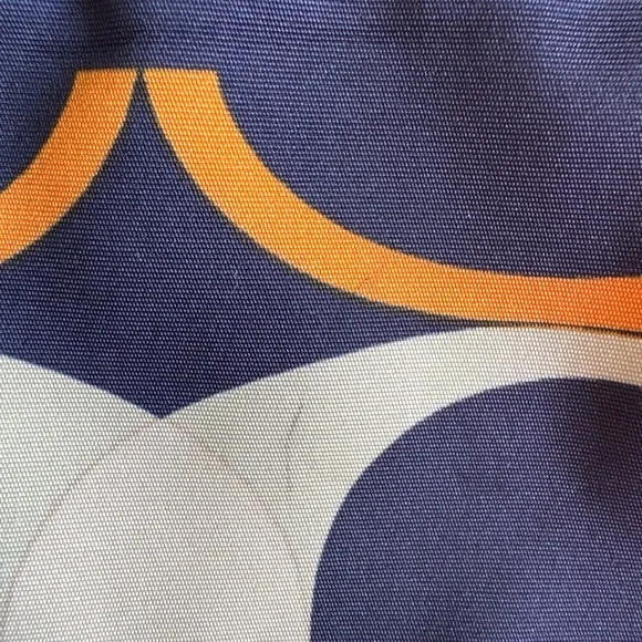 Coach Shoulder Bag Navy, White, Orange Signature C Pattern with wallet - Picture 6 of 15